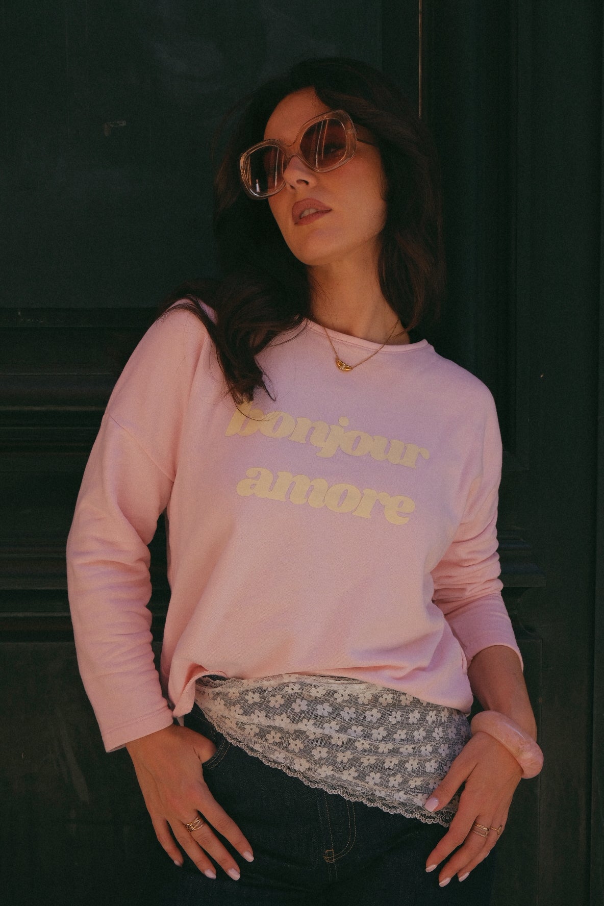 Bonjour Amore Sweatshirt
